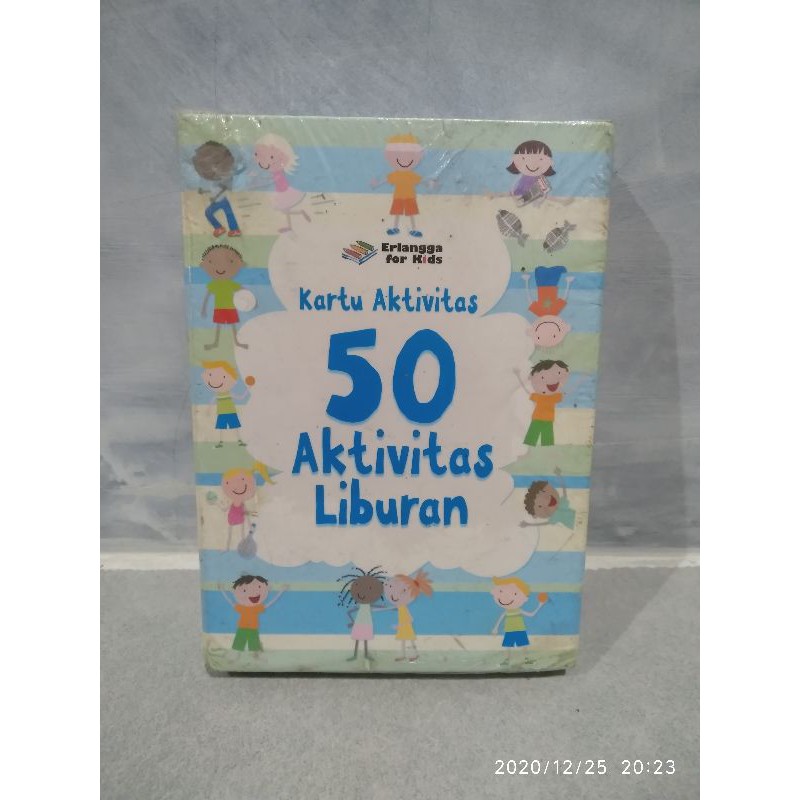 kartu aktivitas. 50 aktivitas liburan.
