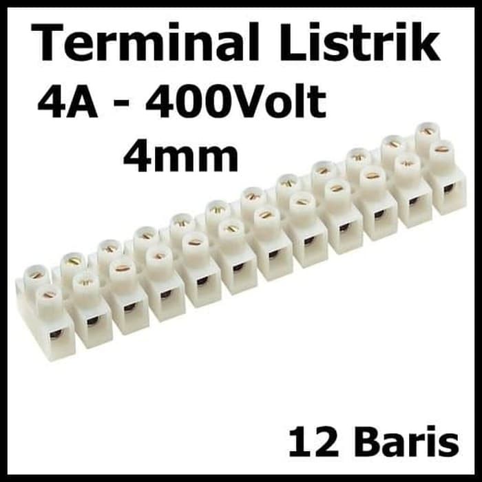 Terminal Listrik Krustin Block 4mm 4A 400V