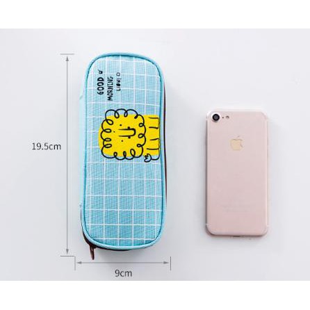 

IPROMOl New Good Morning Cute Animal Pencil Case, Pencil Pouch, Kotak Pensil ICLQl