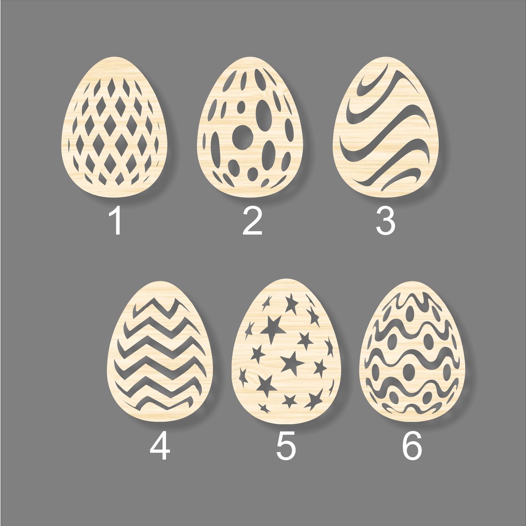 

Telur paskah cutting mdf/plywood hiasan hangtag paskah handtag