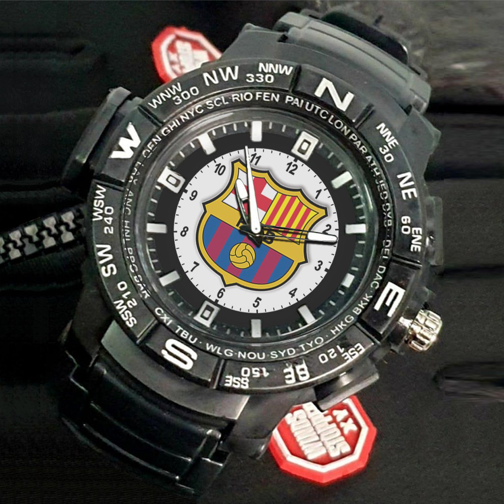 (EXCLUSIVE) Jam Tangan BARCELONA motif 2 Sport Bagus