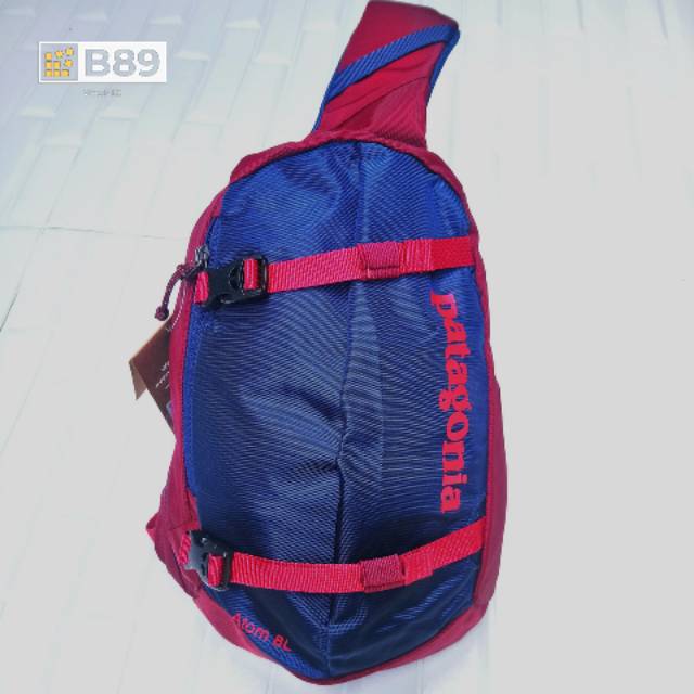 TAS SELEMPANG / SLING BAG PATAGONIA ATOM 8L | NAVY/MAROON