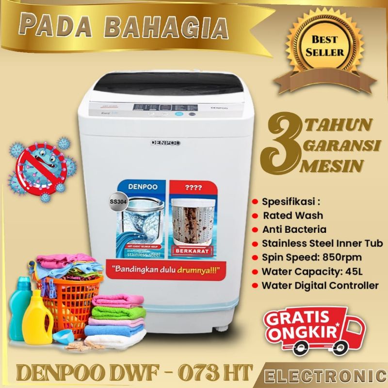 Mesin Cuci 1 Tbung 7 Kg DENPOO DWF 073