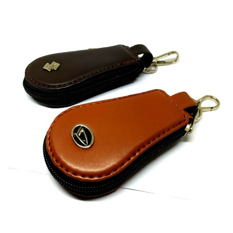 Dompet sarung remote mobil gantungan kunci mobil motor  dompet stnk Oval