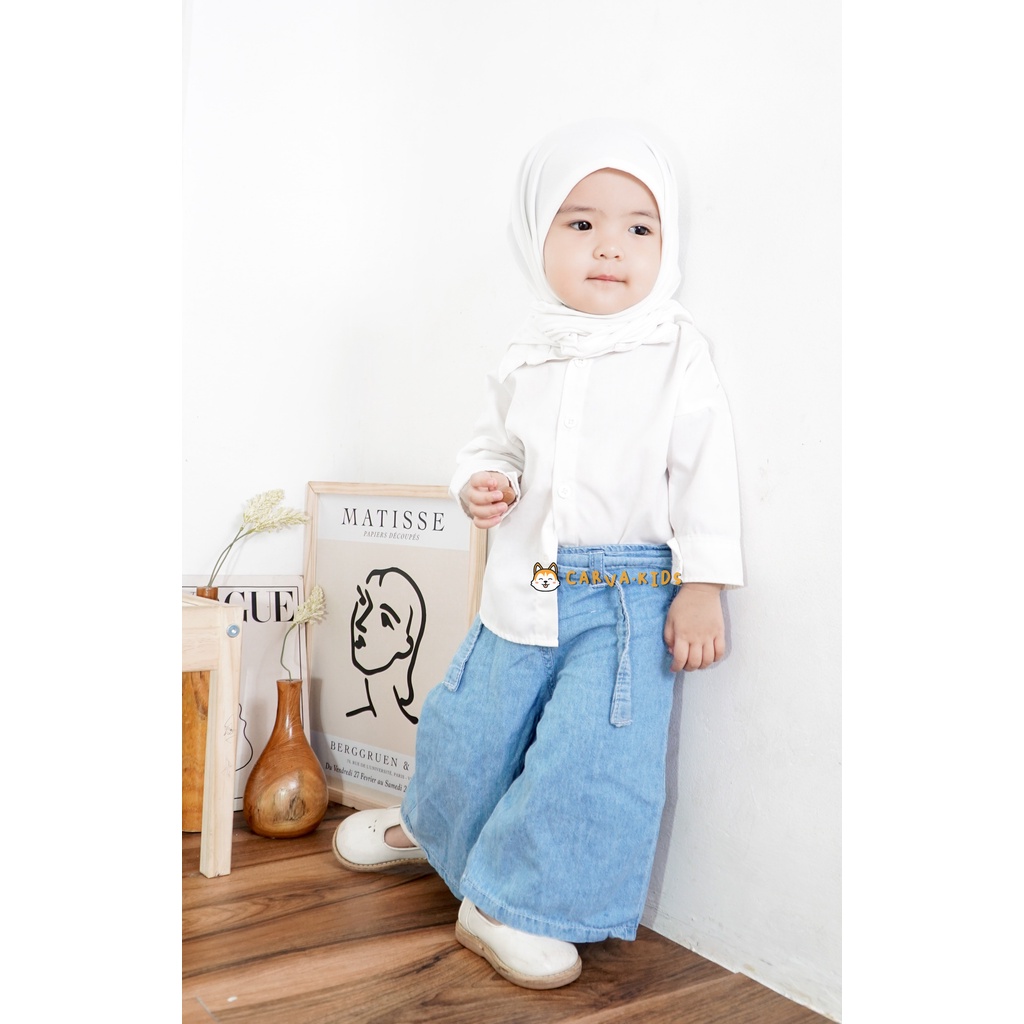 celana anak cewek celana panjang anak celana anak perempuan kulot jeans original denim celana bayi 1-6 tahun