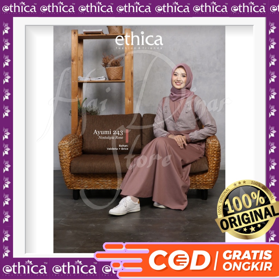 [Terbaru] Ethica Gamis Muslimah Ayumi 243 Ready
