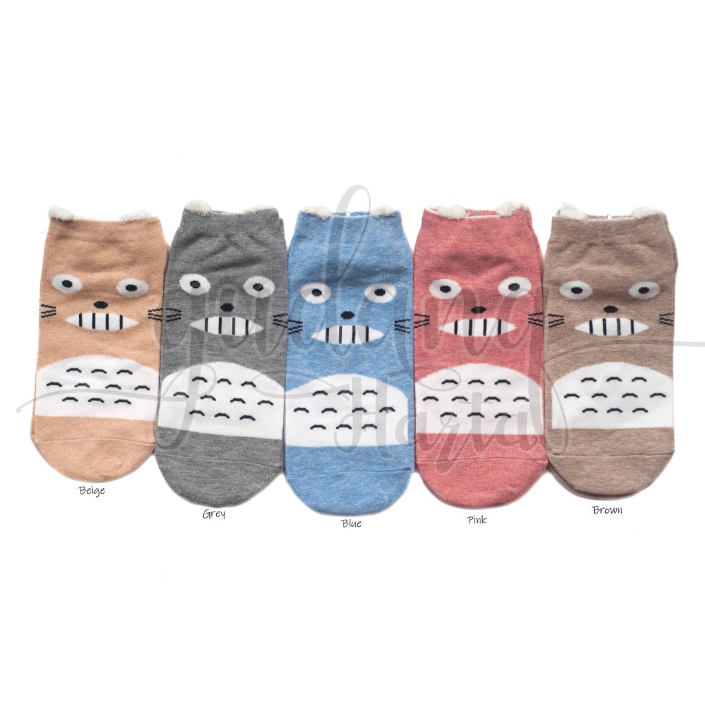 Kaos Kaki Wanita Pendek Totoro Lucu Socks GH 103201