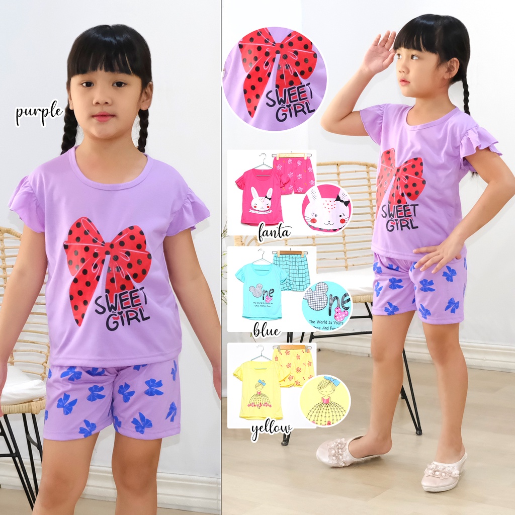 V&amp;Z kids- RUFFLE TEE/baju anak setelan anak perempuan/kaos anak murah/baju anak cewek/atasan anak/baju murah anak/setelan anak bayi/baju anak lucu/setelan corak