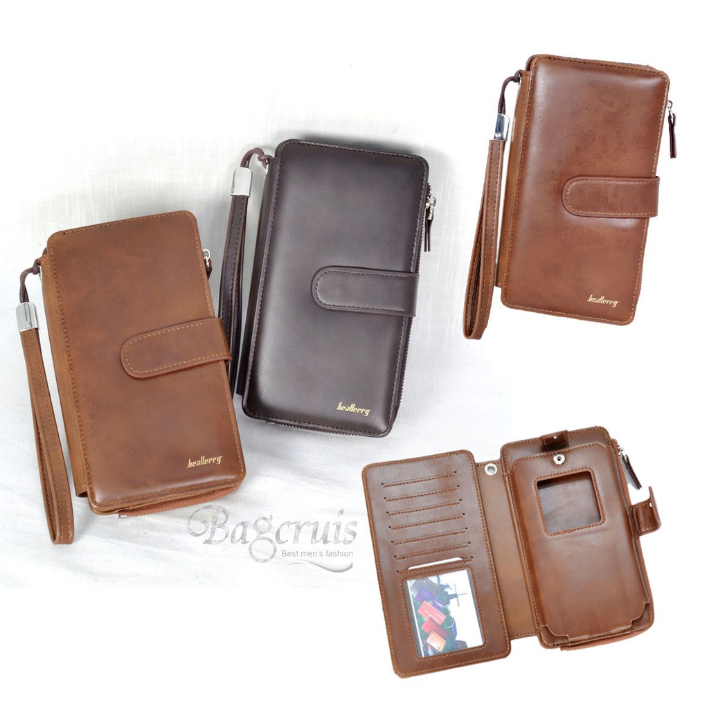 Dompet Beallery Lipat Kulit Pria Import Men Wallet 2621