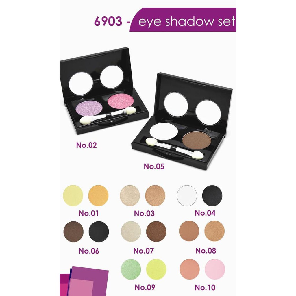 PROMO 2 warna Eyeshadow Pemulas Mata Nonna Kosmetik