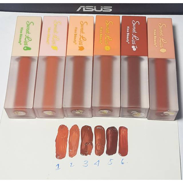 [PER 6 PCS] LIP GLOSS KISS BEAUTY SWEET LIPS NO.70033-03