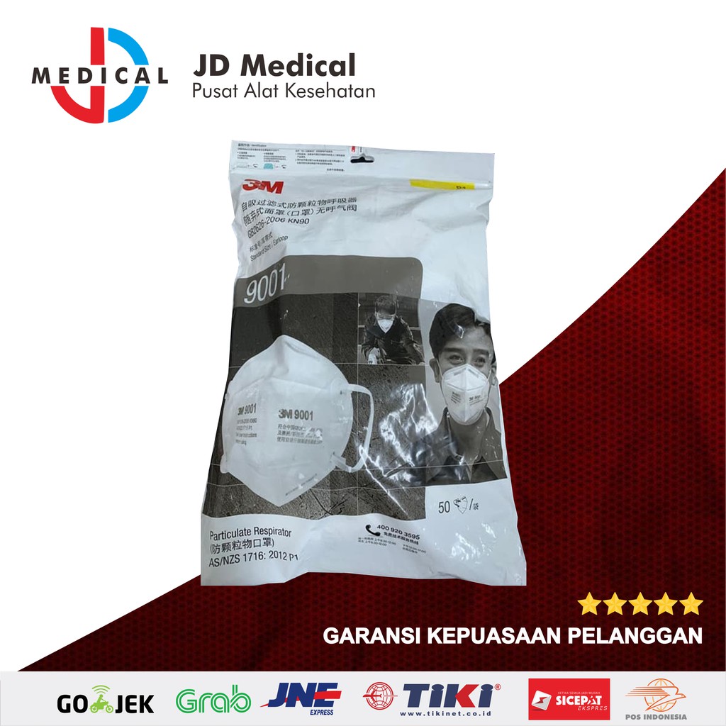 Masker 3M 9001 N90 KN90 Mask 100% Ori - not N95
