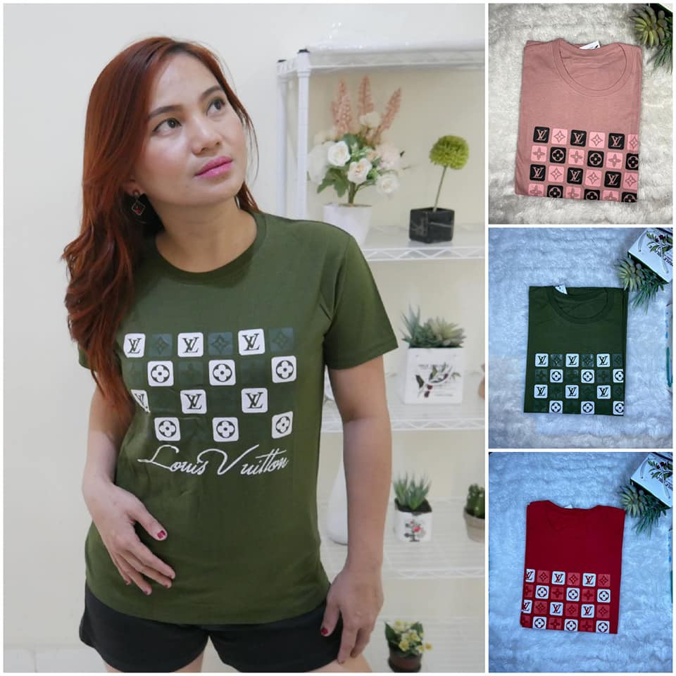 Kaos Katun Wanita Bagus / Baju Wanita - BAJU KEKINIAN LV*