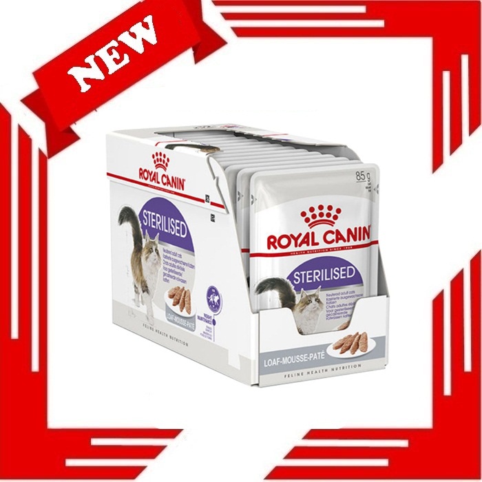 Royal Canin Sterilised In Loaf Makanan Kucing Dewasa Wet 85gr