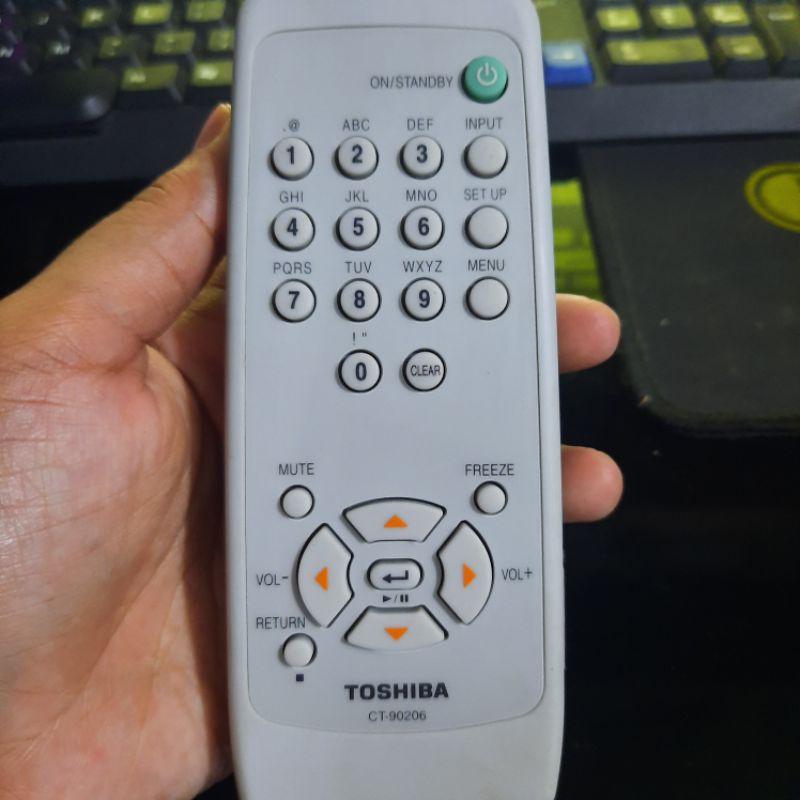 REMOTE REMOT PROYEKTOR PROJECTOR TOSHIBA CT-90206 ORIGINAL ASLI