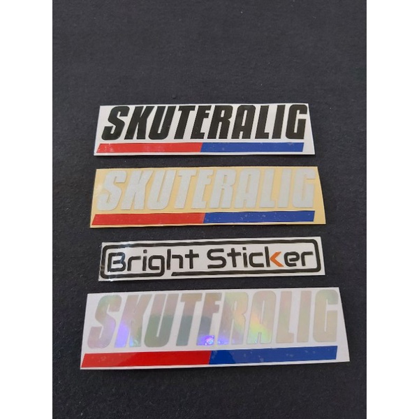 STICKER SKUTERALIG CUTTING