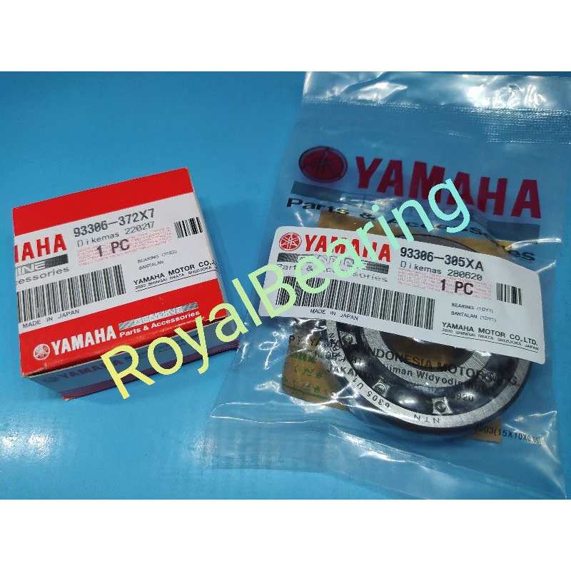 bearing kruk as 93306-372x7, 93306-305xa bering 6305 yamaha japan kolaher laher