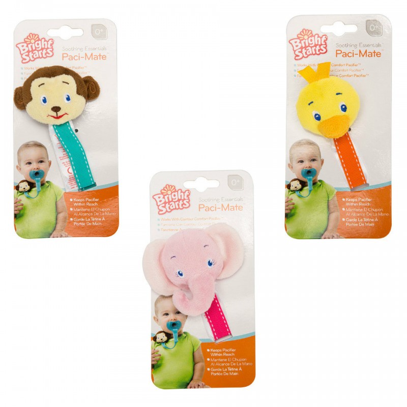 Bright Starts Paci Mate Pacifier Clip Tali Empeng Bayi - Duck