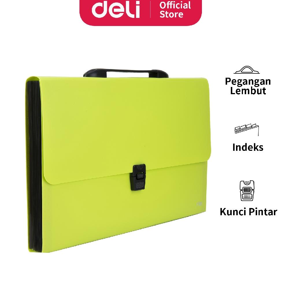 

COD Deli Expanding File Seri Rio FC 14 Pockets dengan smart lock EB40432 EB40442 EB40452 (ART. Z)