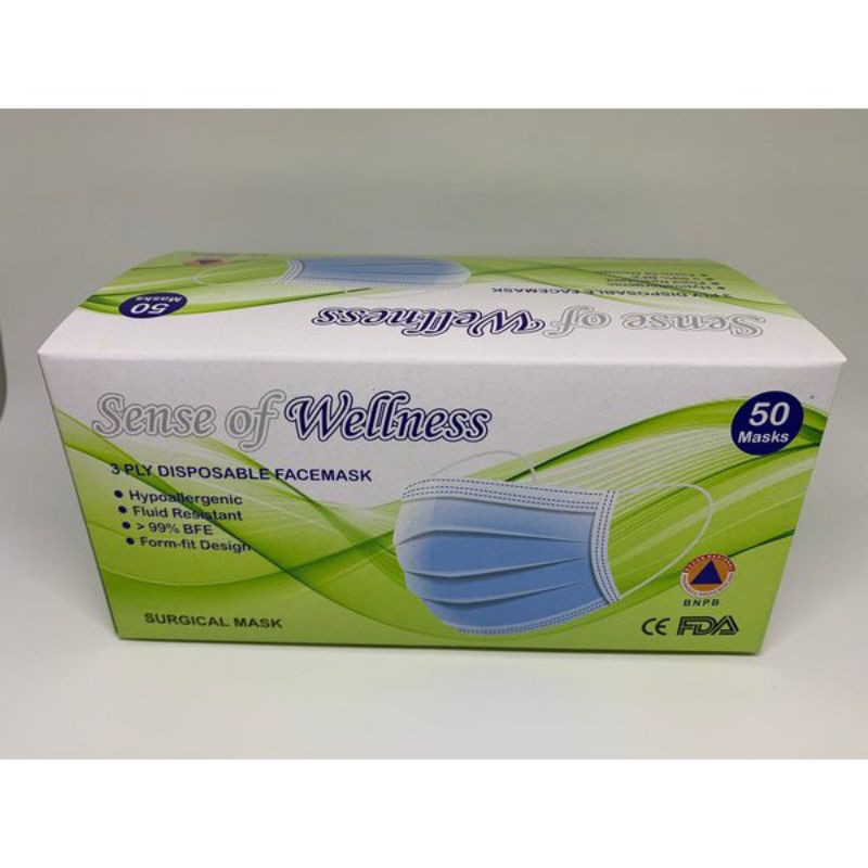 Masker Sense of Wellness/ masker 3 ply