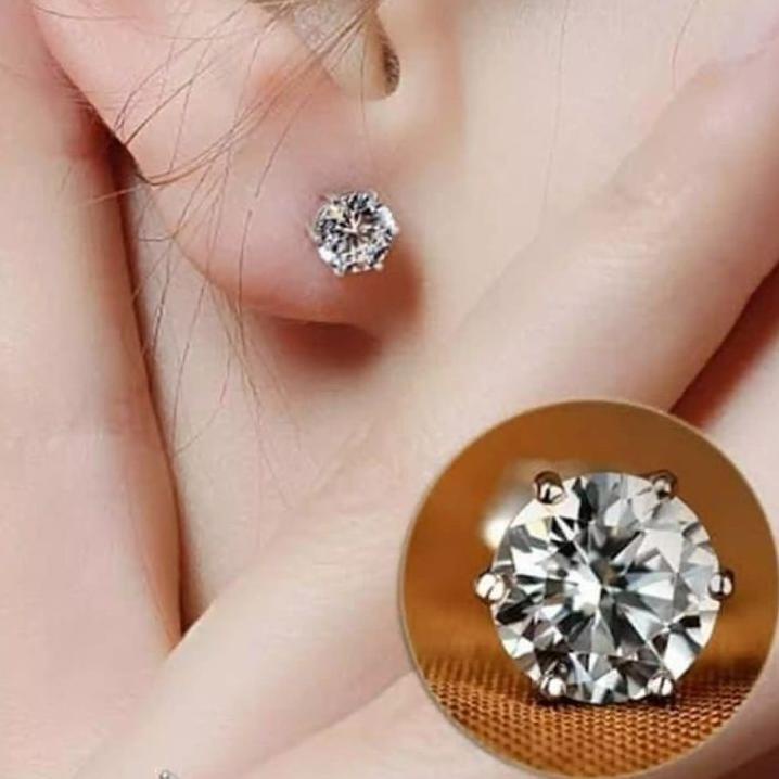 Shopeng Day⚡ anting giwang mata satu anting titanium wanita #PRICEPOOL