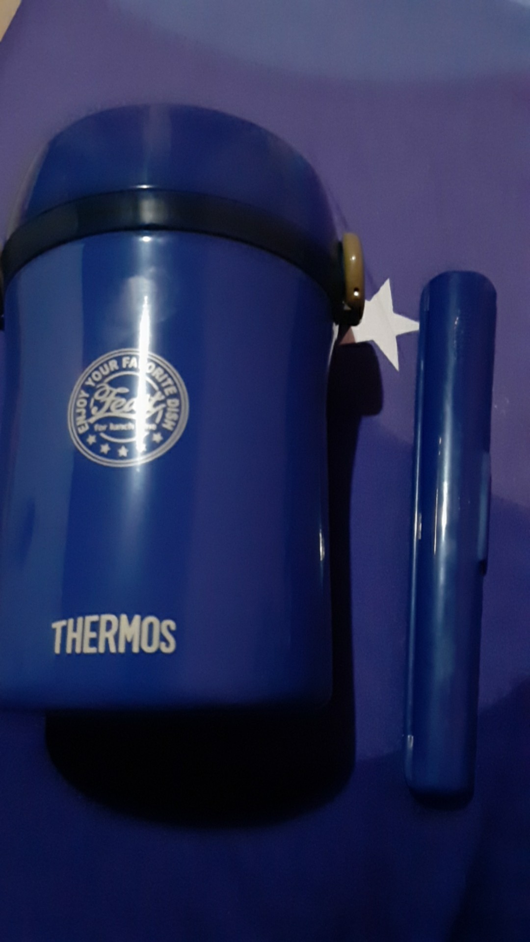 Thermos Vacuum Lunch Tote Insulated  Navy Blue (jbc-801-nvy)