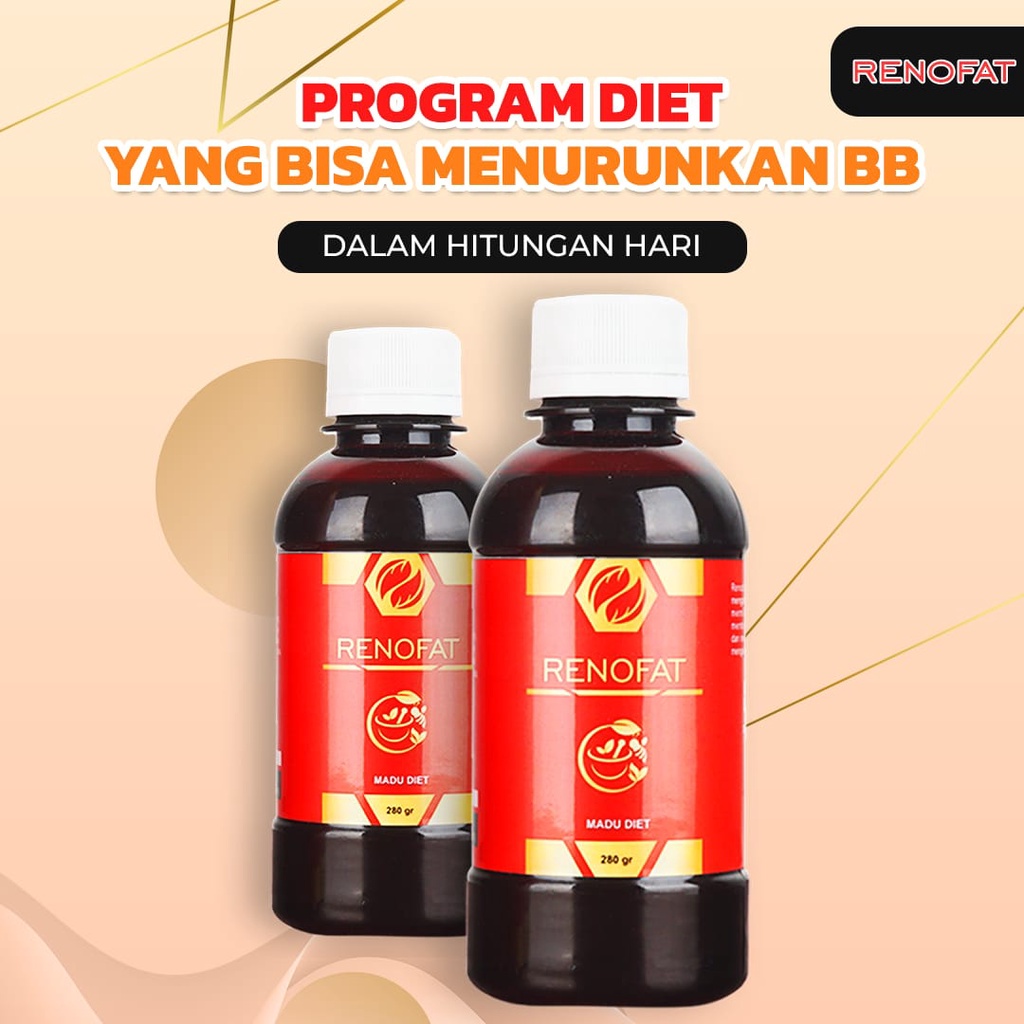 MADU DIET RENOFAT MADU PELANGSING BADAN ATASI PERUT BUNCIT PRIA WANITA