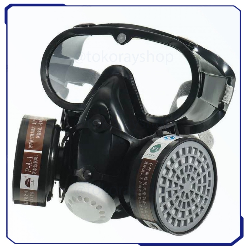 Masker Gas Respirator Full Face Anti-Dust Chemical - SF01