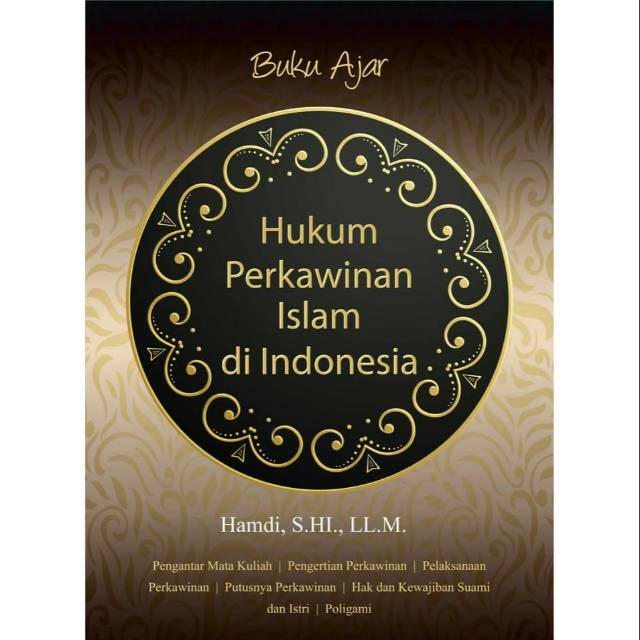 

NEW - BUKU ajar Hukum perkawinan islam di Indonesia.