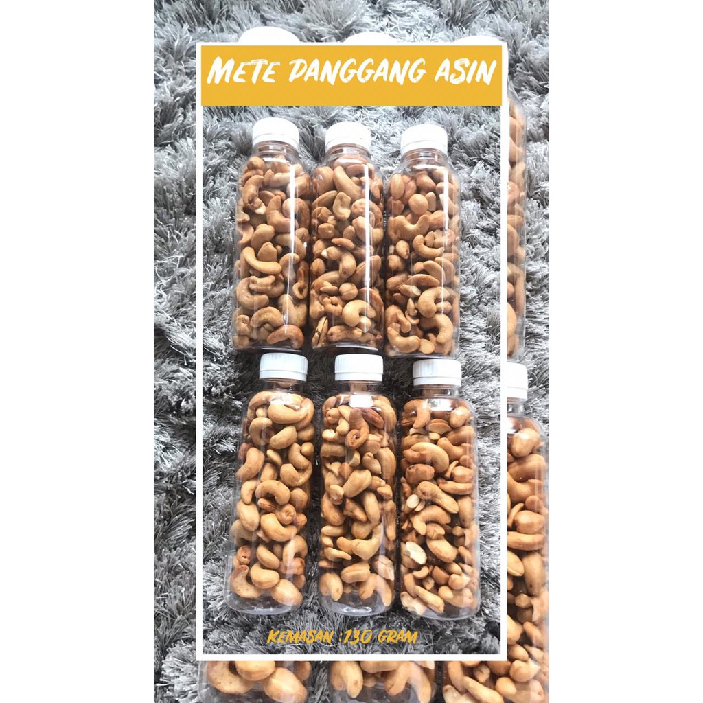 

[COD] - Kacang Mette Panggang Asin Kemasan 130 gr / Kacang Mete Original (Mede Asin) Roasted / Pangg