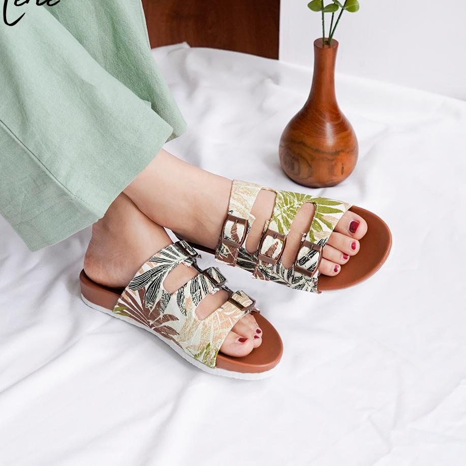 Serbuuuu.. Merce Sandal Birken Wanita LISBON Slip Sendal