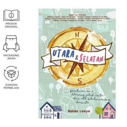 NOVEL Utara & Selatan - Nanda Lesiya 100% ORIGINAL