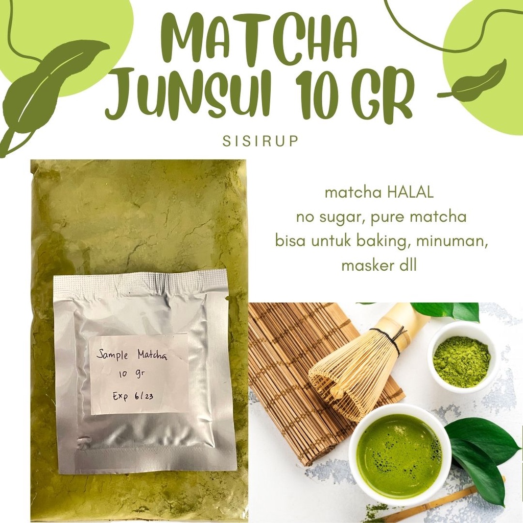 Sample Matcha Junsui / Pure Matcha 10 gram PREMIUM