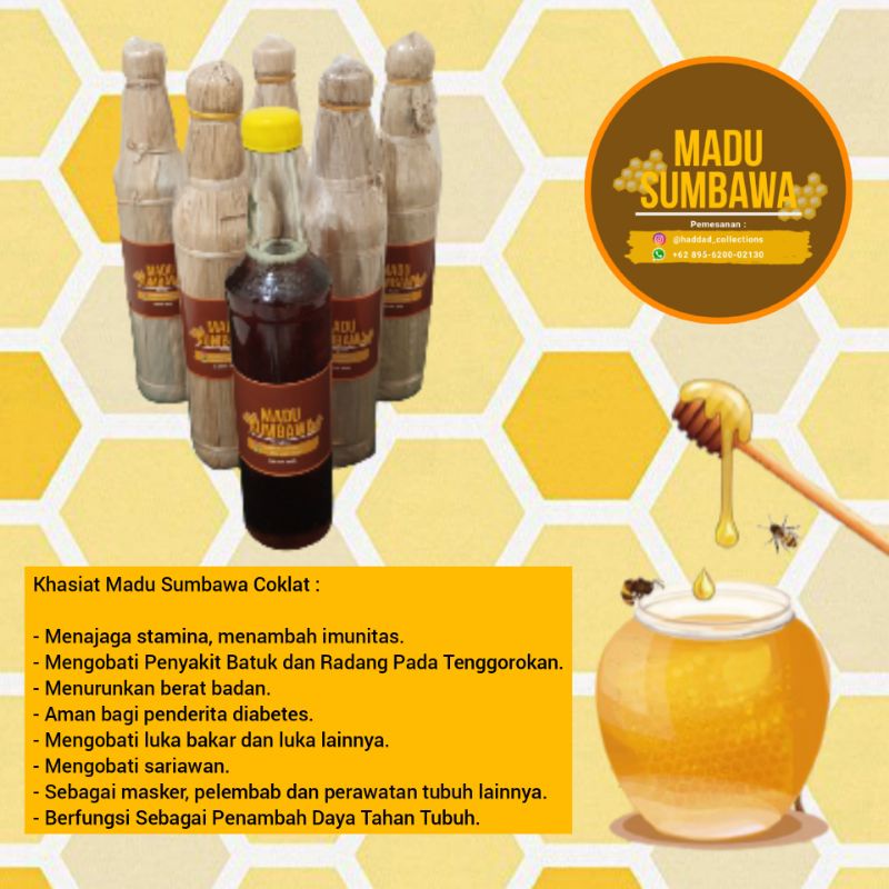 

Madu Sumbawa Coklat 100% Asli