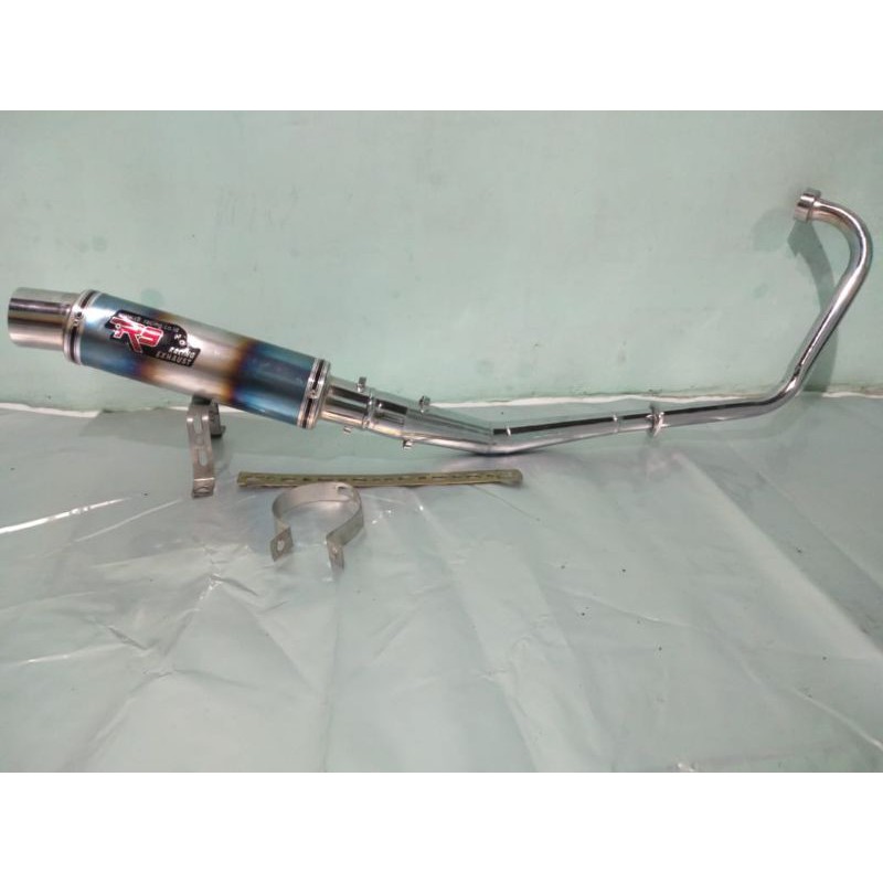 knalpot racing R9 untuk motor JUPITER MX, MX KING, SATRIA FU, SONIC 150 R