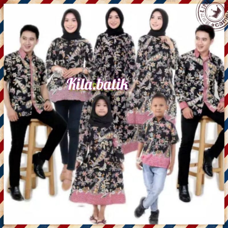 Batik Couple keluarga sania ruffle ori ndoro jowi dnt  motif poenix s.m.l.xl.xxl.TERMURAH SHOPEE