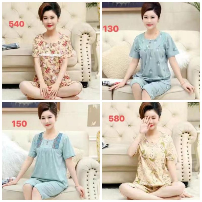 Baju tidur wanita import jumbo/Setelan wanita jumbo import