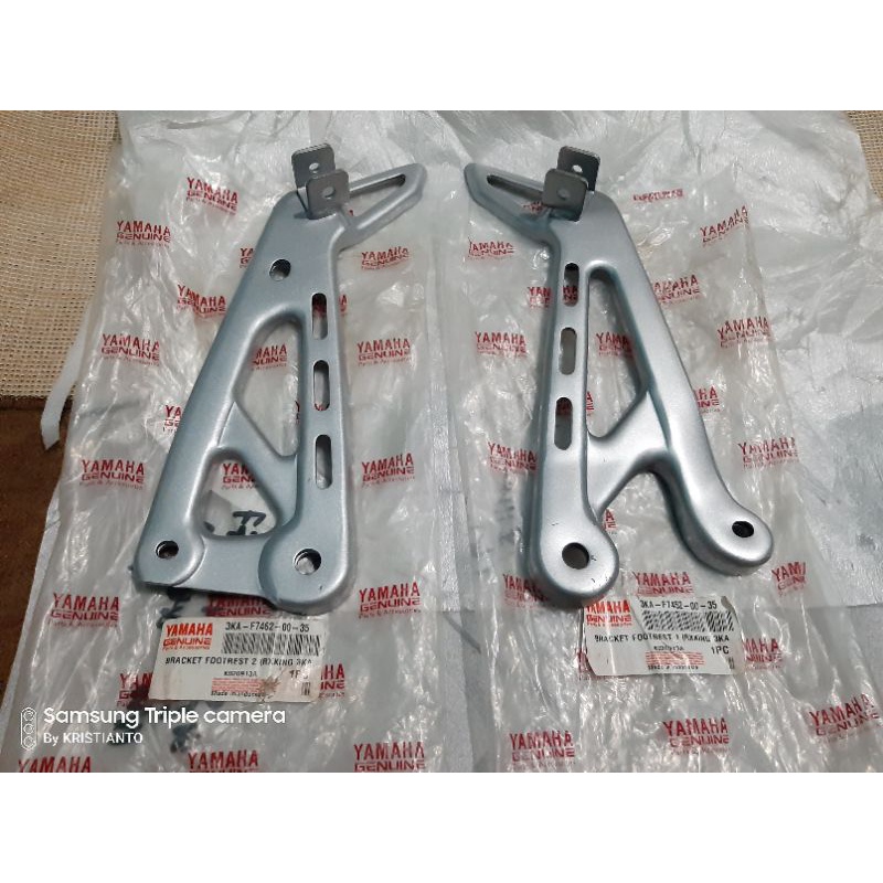 besi breket footstep foot step belakang silver rxking rx king new 2002-2006 original