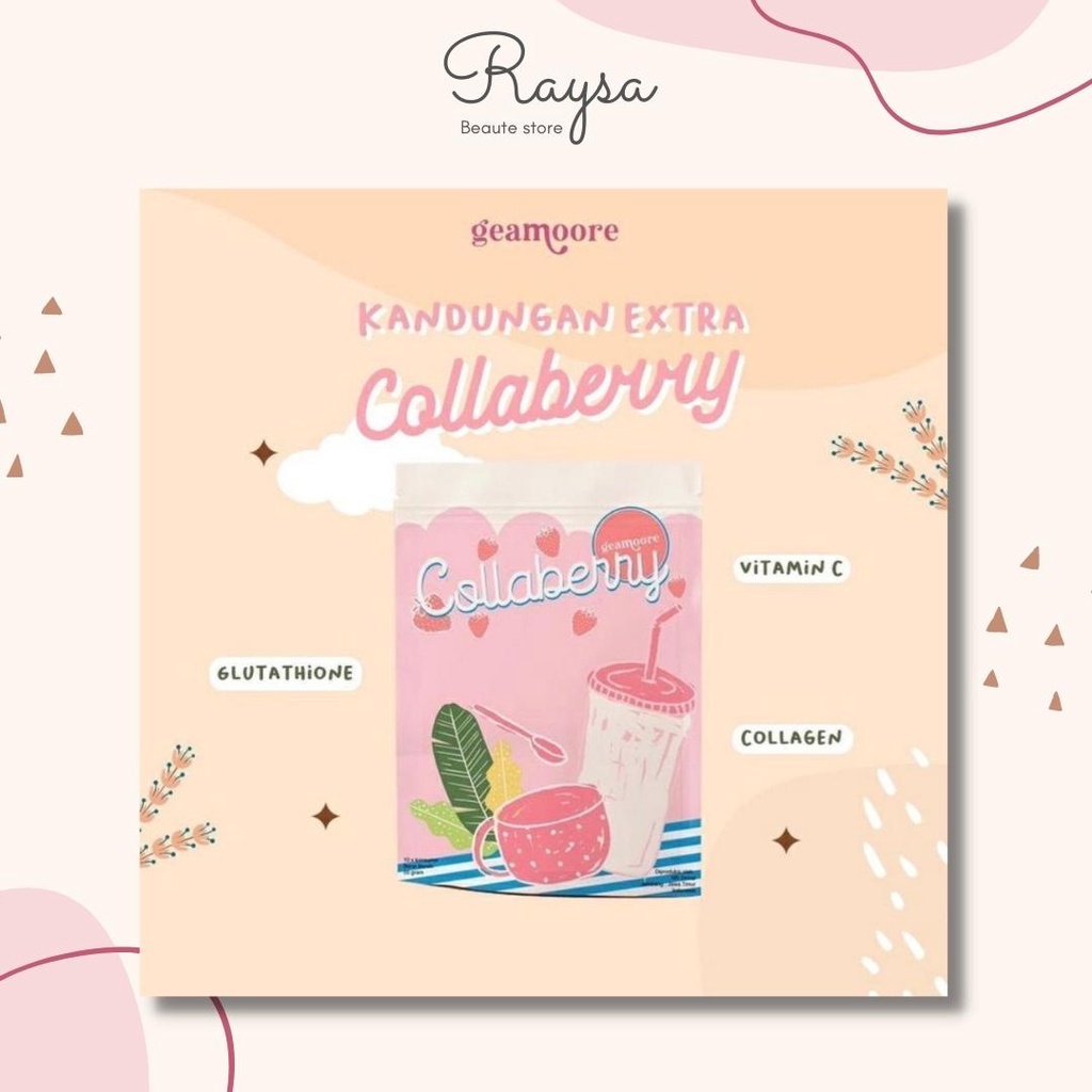 [READY] COLLABERRY GEAMOORE // COLAGEN DRINK GEAMOORE //MINUMAN COLLAGEN collagen pemutih badan bpom