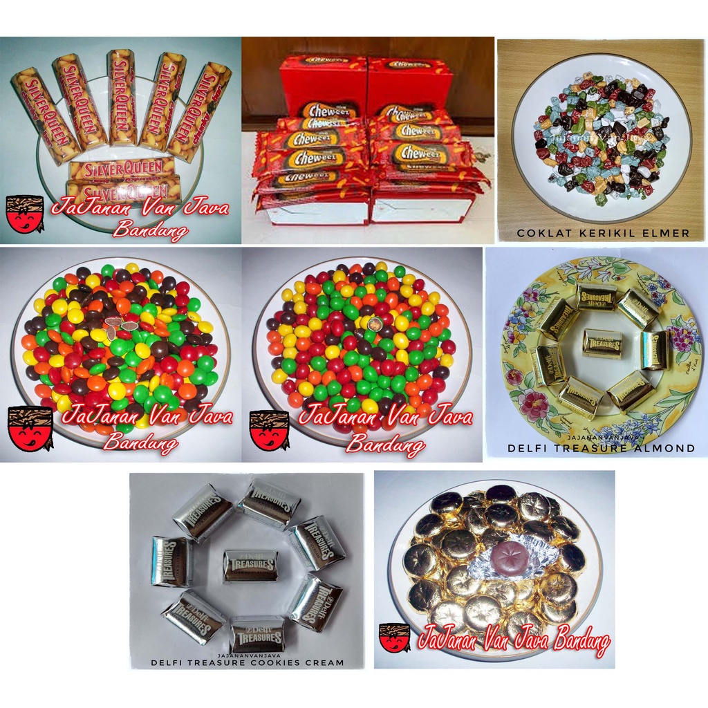 Coklat Delfi Silverqueen 1 kg Delfi | Chacha | Treasure | Roundies | Maltitos I Kerikil Elmer I Chew