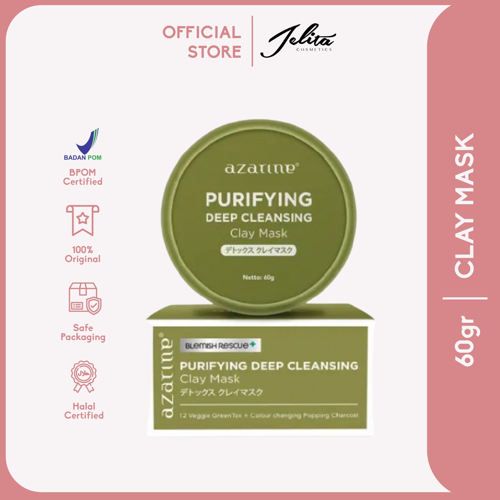 AZARINE Purifying  Deep Cleansing Clay Mask 60gr