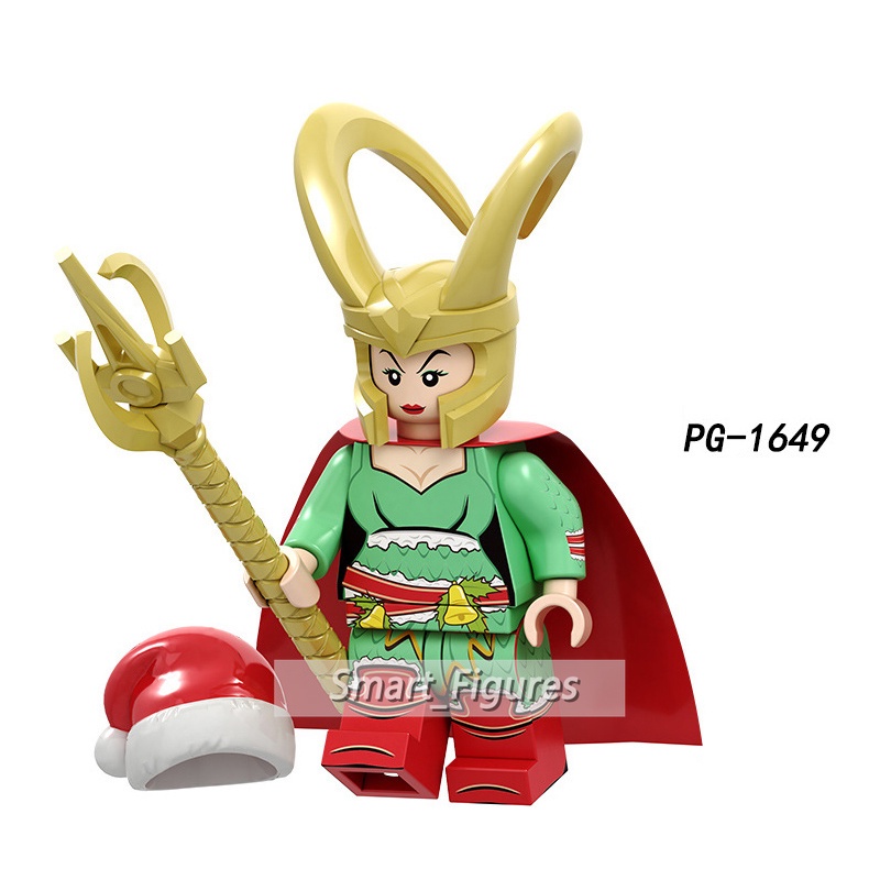 Pg8188 Mainan Action Figure Mini Model Thanos Female Loki Shazam Jane Foster Doctor Fate Untuk Hadiah Natal