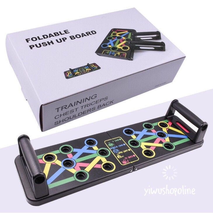 Push Up Board Foldable/Push Up Board Balance System Multifunctional Papan Fitnes