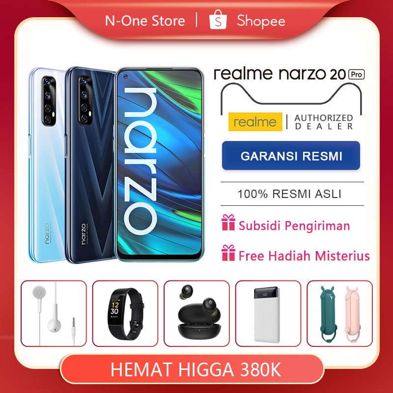 Realme Narzo 20 Pro 8GB/128GB Garansi Resmi vivo Indonesia hp Terbaru