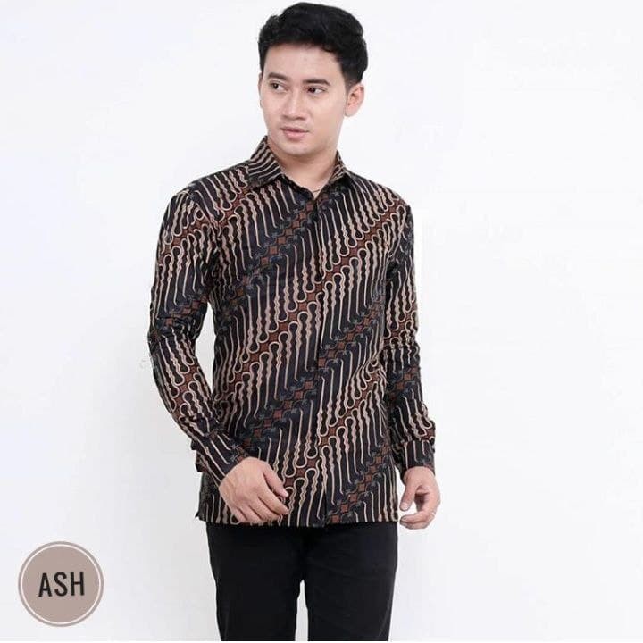 KEMEJA BATIK PRIA LENGAN PANJANG SIZE M L XL XXL PROMO BIG SALE TERMURAH DI SHOPEE