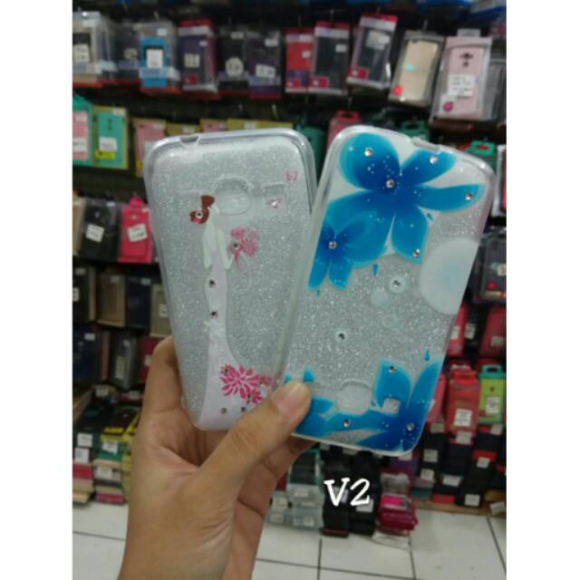 Case glitter 3in1 samsung V2