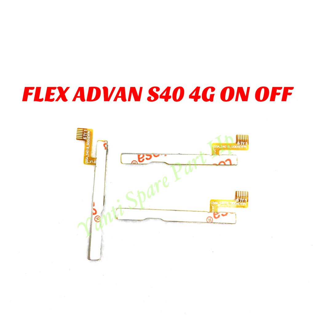 Flexible On Off Advan S40 LTE S40 4G Original Terlaris New