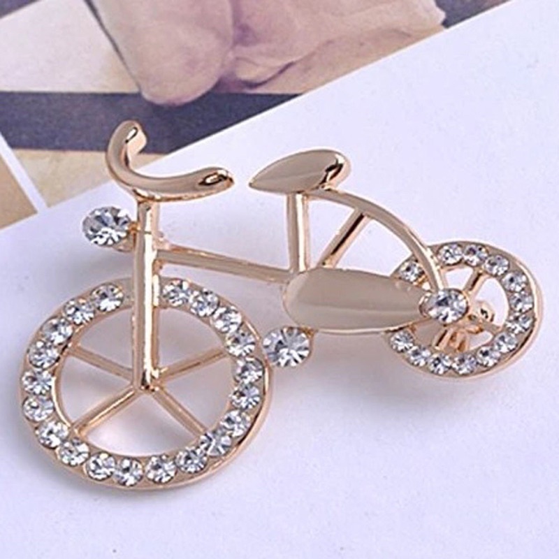 Brooch / bros cantik / bros jilbab / bros murah / bros murmer / bros love / bros geometri / Bros Mewah Bros Elegan Bros Hijab Bros Kebaya Bros Dada bros Tuspin Bros Pin Btrooch Korean Style Brooch AKsesories Jilbab Accessories BRS-B02 Bros Daily BZO-BRG-SEPEDA