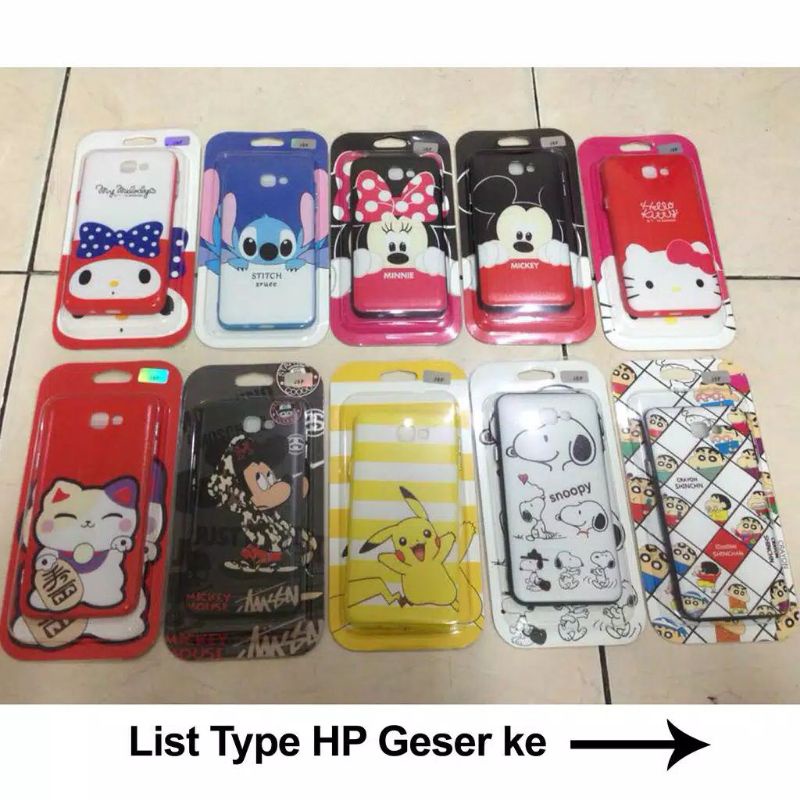 360 Protect Case Gambar (Disney) for Hp Samsung - A320/A3 2017- A520/A5 2017- A720/A7 2017- J720- J5Prime Iph 7G 7+Oppo A39 F3+Xiaomi Redmi 4Prime