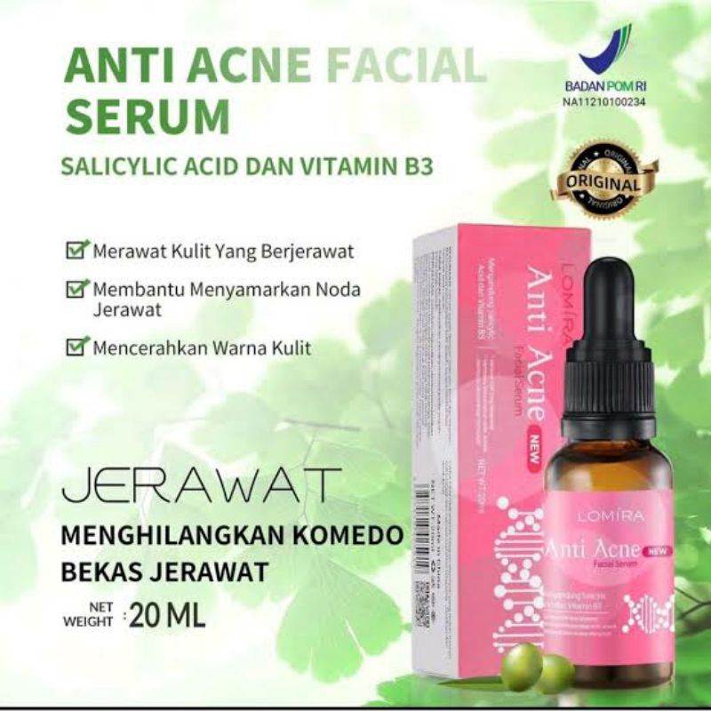 lomira ANTI ACNE facial serum 20ml